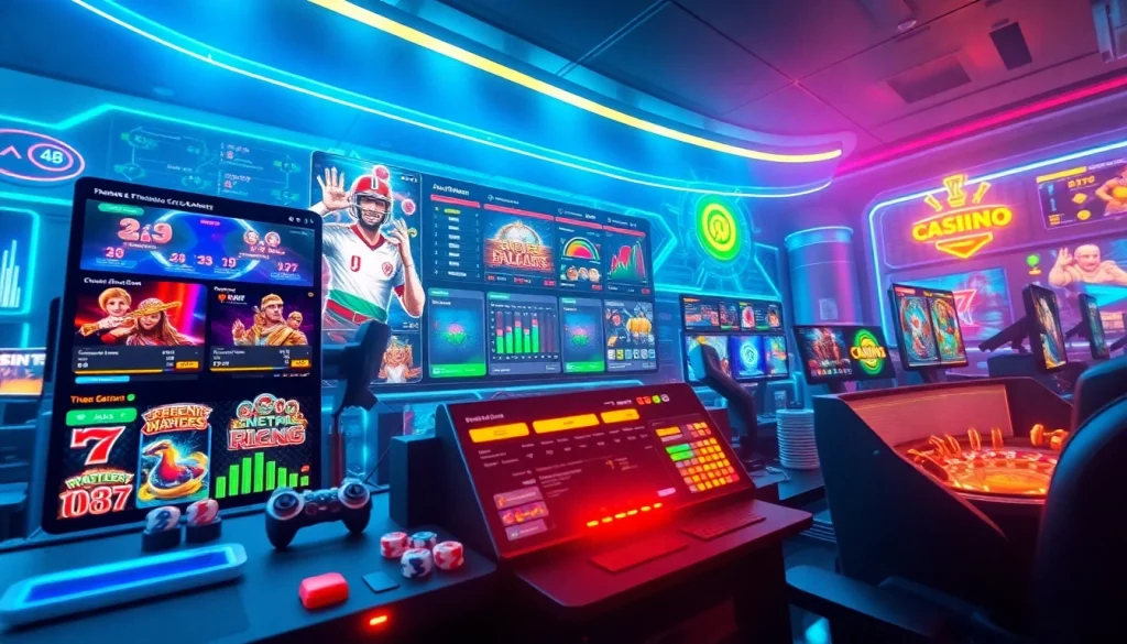 Engaging interface of Trang Chủ XX88 showcasing diverse online gaming options and advanced features.