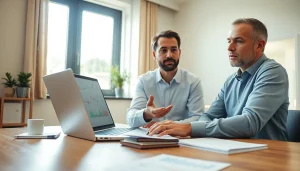 신용카드 현금화에 대한 상담 중인 금융 전문가의 모습