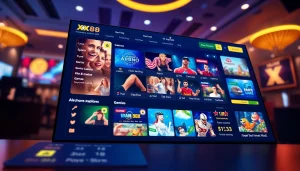 Engaging interface of Trang Chủ XX88 showcasing diverse gaming options and user-friendly design.