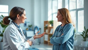 Enhancing Health through a professional consultation in a modern clinic setting.