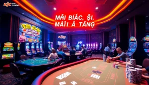 KJC AC 3 immersive casino experience with thrilling tables, dice, and slot machines.