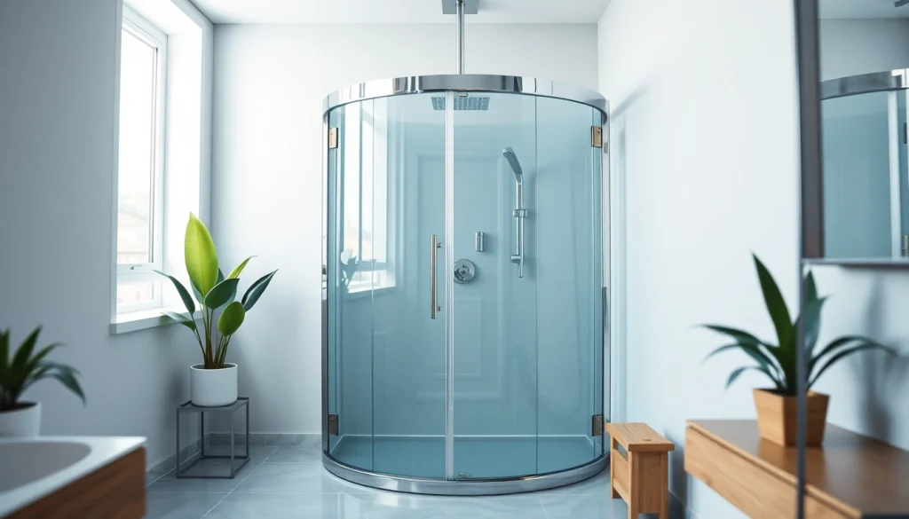 Erleben Sie die stilvolle sonni Duschkabine in einem eleganten Badezimmer.
