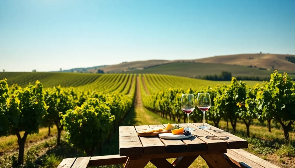 Experience the wineries in Clarksburg with picturesque vineyards and delightful wine tastings.