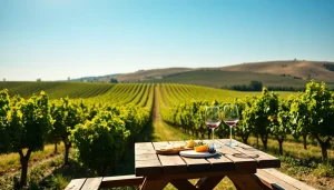 Experience the wineries in Clarksburg with picturesque vineyards and delightful wine tastings.