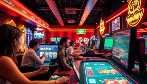 Experience the energy of LC88 Win in a vibrant online gaming scene.