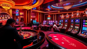 Experience the excitement of gambling at link to w88 with a stunning online casino scene full of vibrant activities.