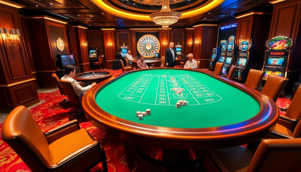 Baccarat players enjoying high-stakes action at a casino table on https://xx88.us/