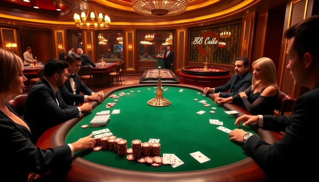 Experience the thrill of betting at 88clb's vibrant casino table.