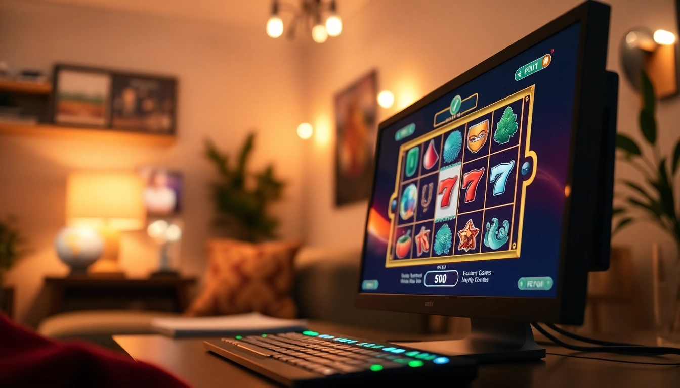 Menggambarkan pengalaman slot depo 1k dengan antarmuka permainan yang menarik.