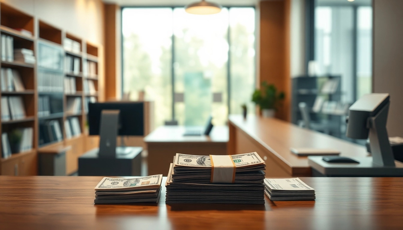 Membuat deposit 1k di bank dengan teller yang mengatur uang tunai.