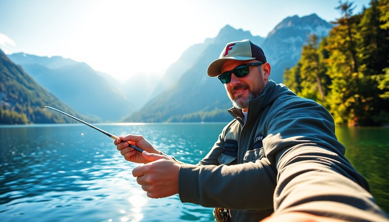Learn fly fishing lessons near me with an expert instructor on a peaceful lake.