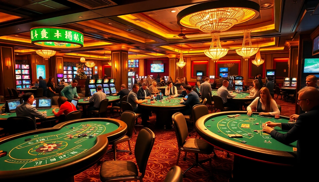 Engaging scene of csgo gambling sites showcasing vibrant gaming action and casino excitement.