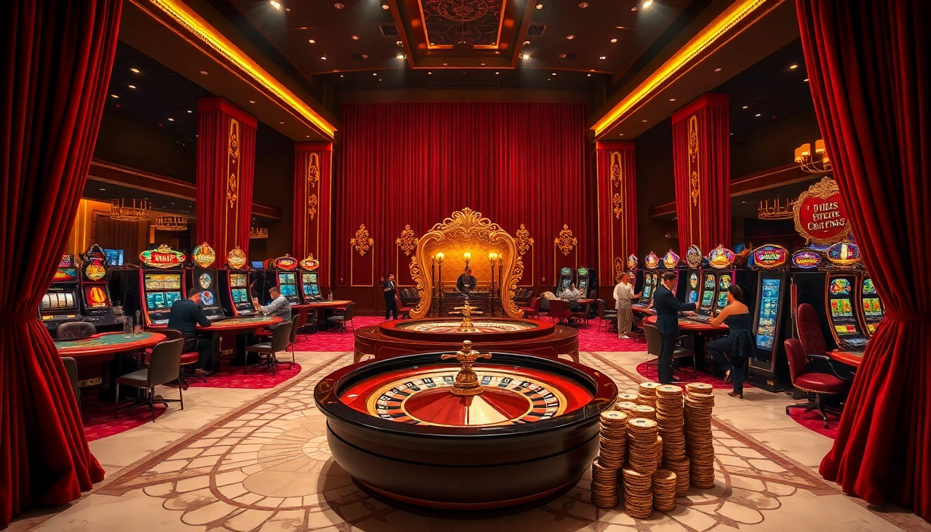 Rasakan sensasi Datuk Win di kasino mewah dengan meja yang berwarna-warni dan permainan yang seru.