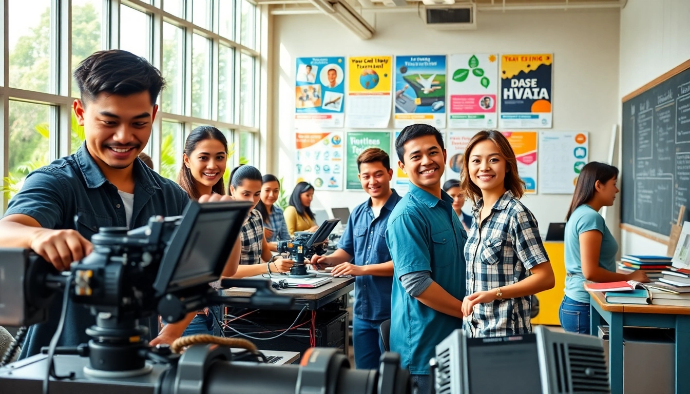 Students collaborating in hawaii trade schools, showcasing practical skills and engaging learning.