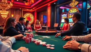 Experience the thrill of the top club with vibrant casino action and luxury betting tables.