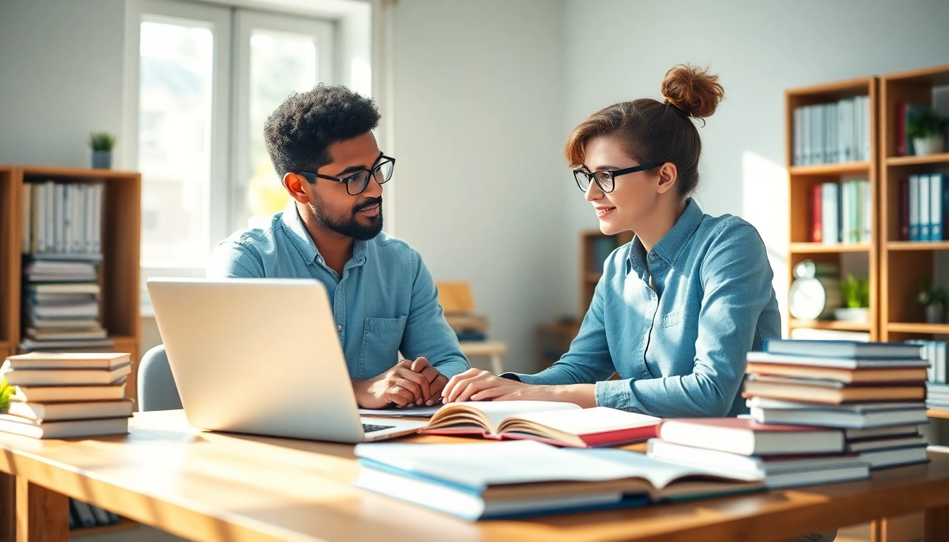 Engaging online exams help session with a tutor guiding a student.