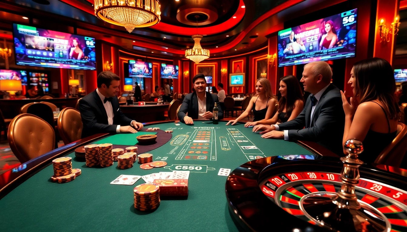 Découvrez l'atmosphère palpitante du meilleur casino en ligne avec des jetons et des cartes en jeu.