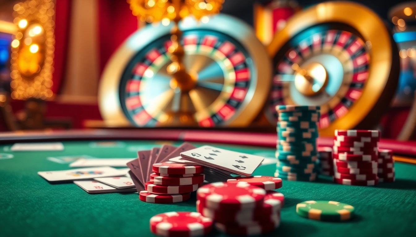 Vivez l'excitation des enjeux élevés avec une action de poker dynamique à une table de casino en ligne.