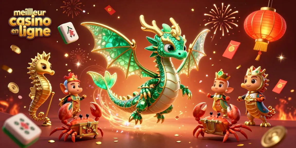 Gagnez au meilleur casino en ligne avec un dragon des mers sous-marin et des lanternes
